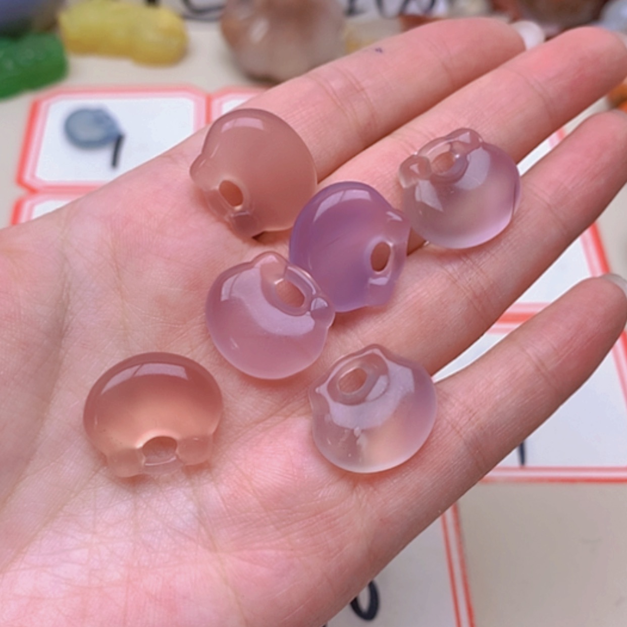 【闪购商品】未镶嵌玛瑙/玉髓珠宝半成品泽***0