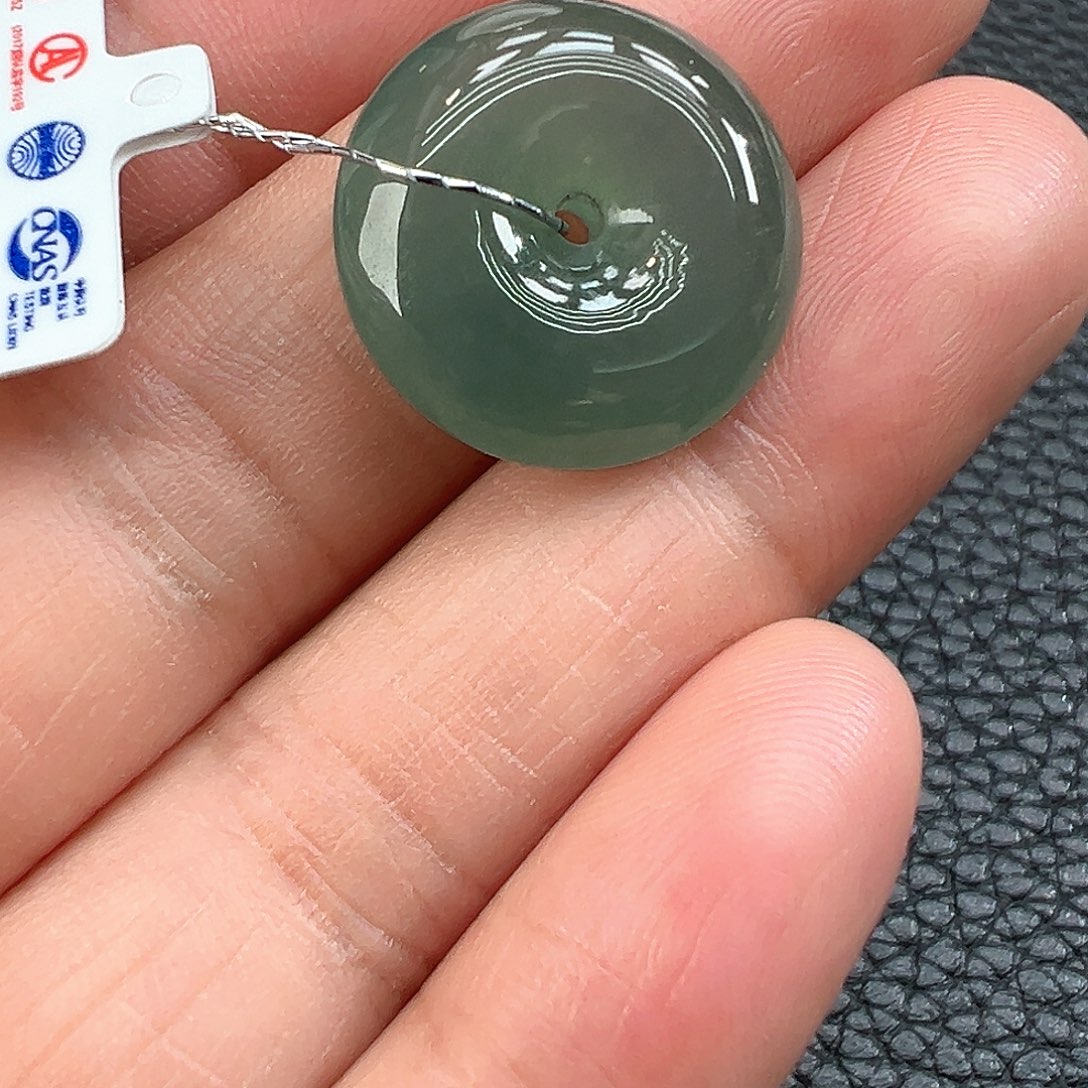 翡翠未镶嵌吊坠(不含链)平安扣