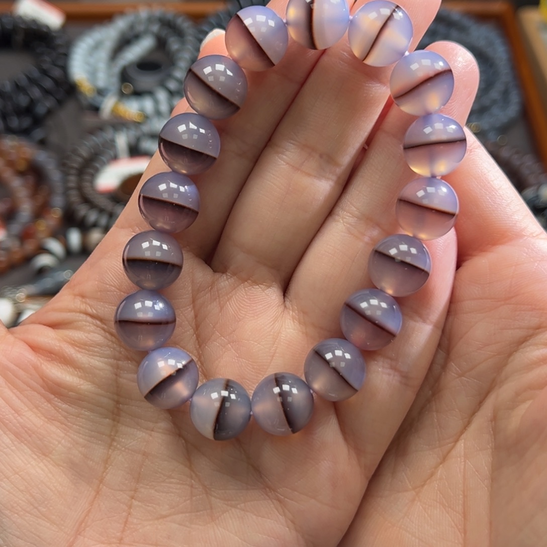 玛瑙/玉髓未镶嵌手链