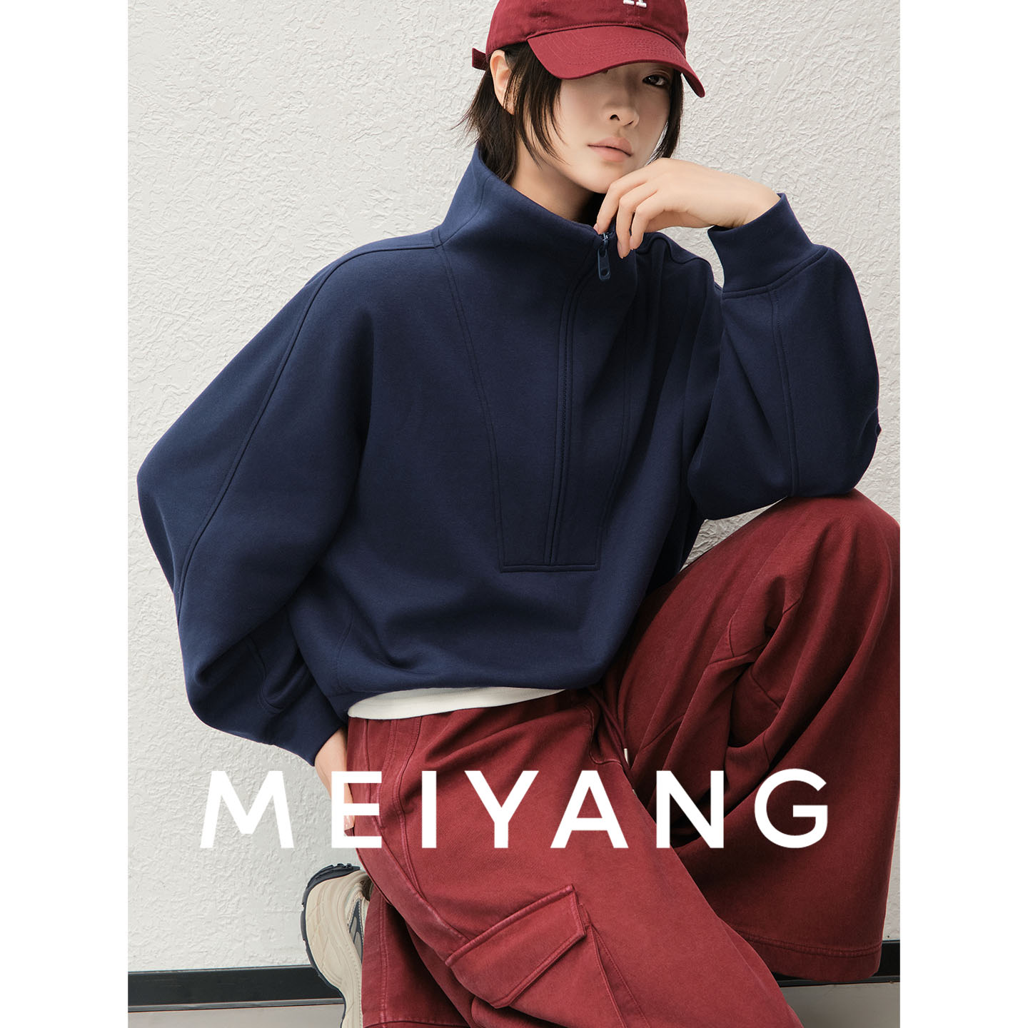 【新品】美洋MEIYANG小暖壶卫衣 休闲抓绒保暖抗菌拉链外套-周三