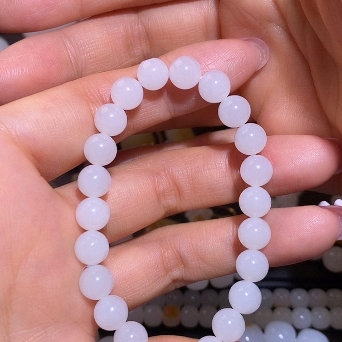 和田玉未镶嵌手链