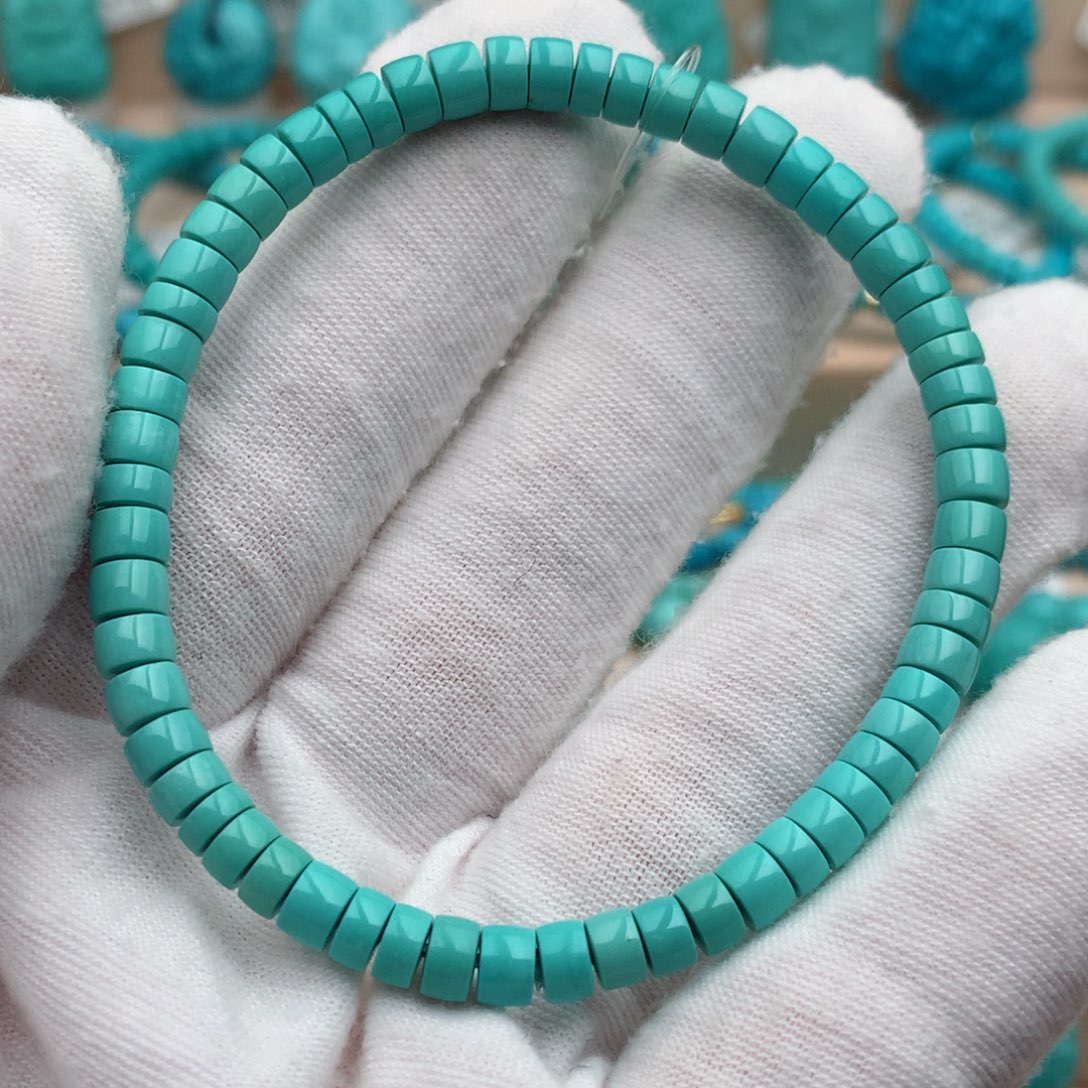 绿松石未镶嵌珠宝奇石5mm