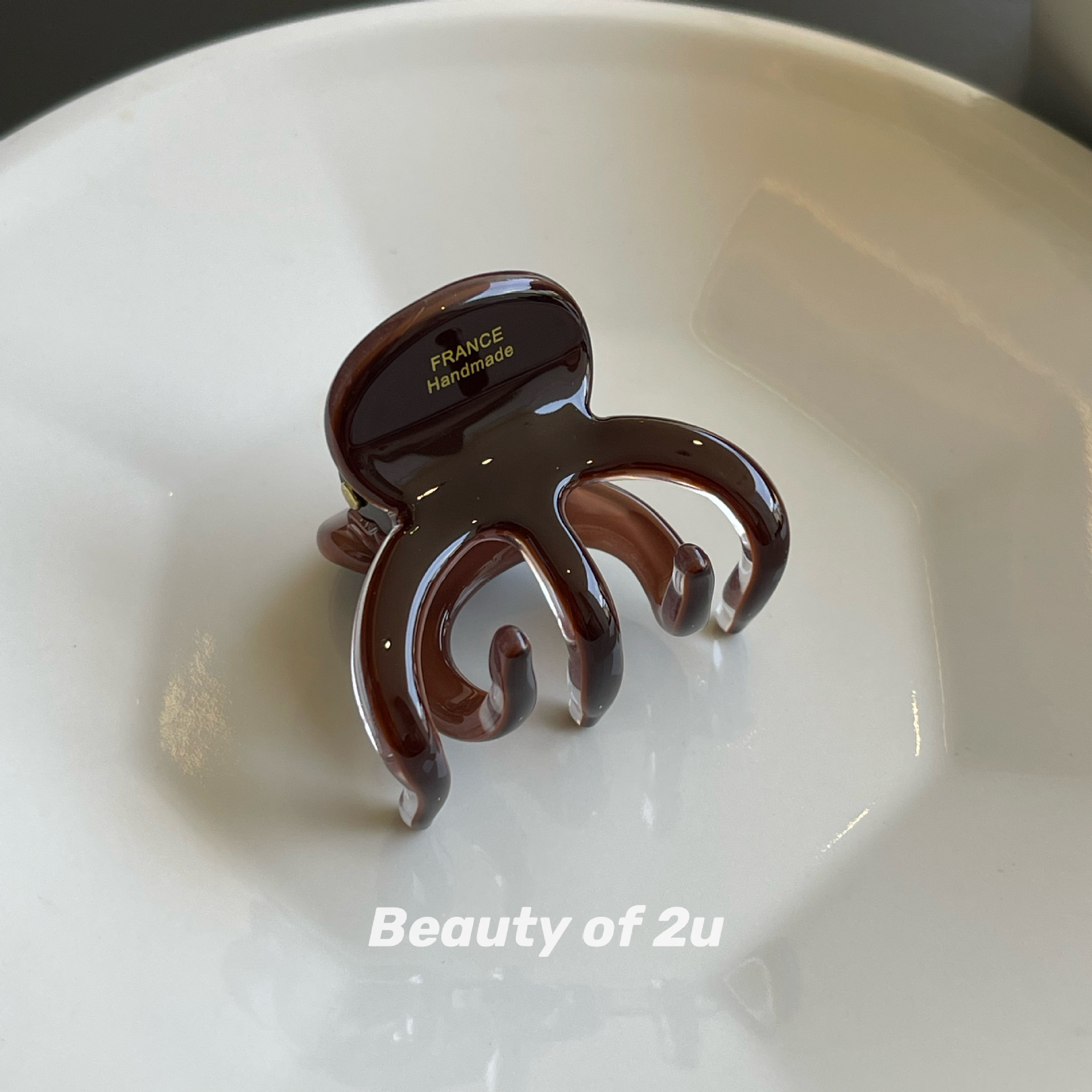 韩国france章鱼南瓜小号抓夹发量少mini半夹醋酸鲨鱼夹发夹发抓夹