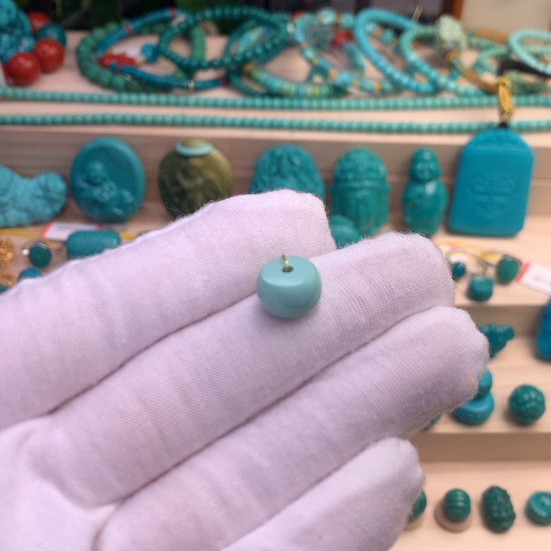 绿松石珠宝半成品未镶嵌