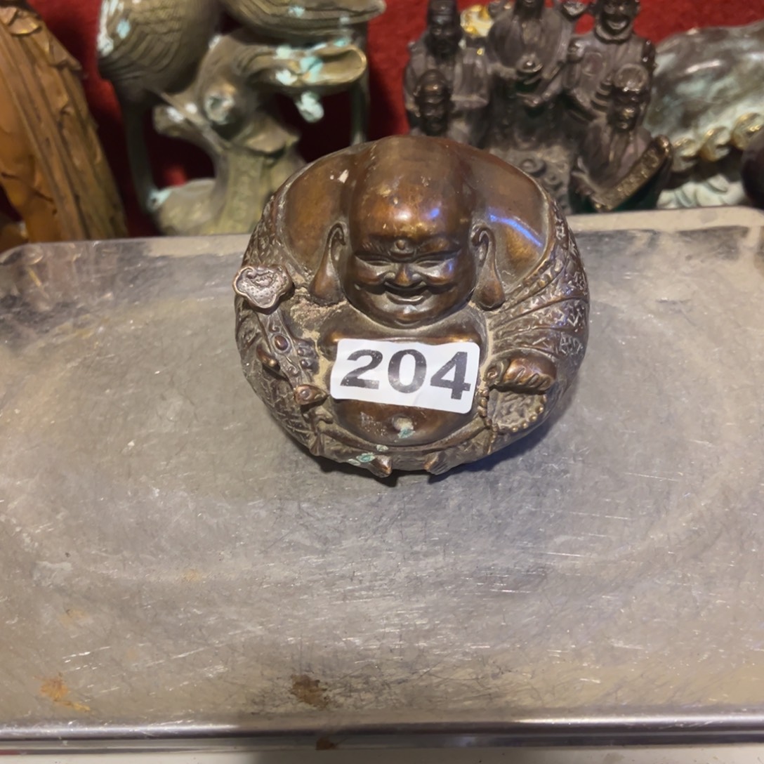 黄铜摆件，文房摆件