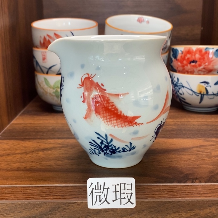 釉下老陶泥手工绘制