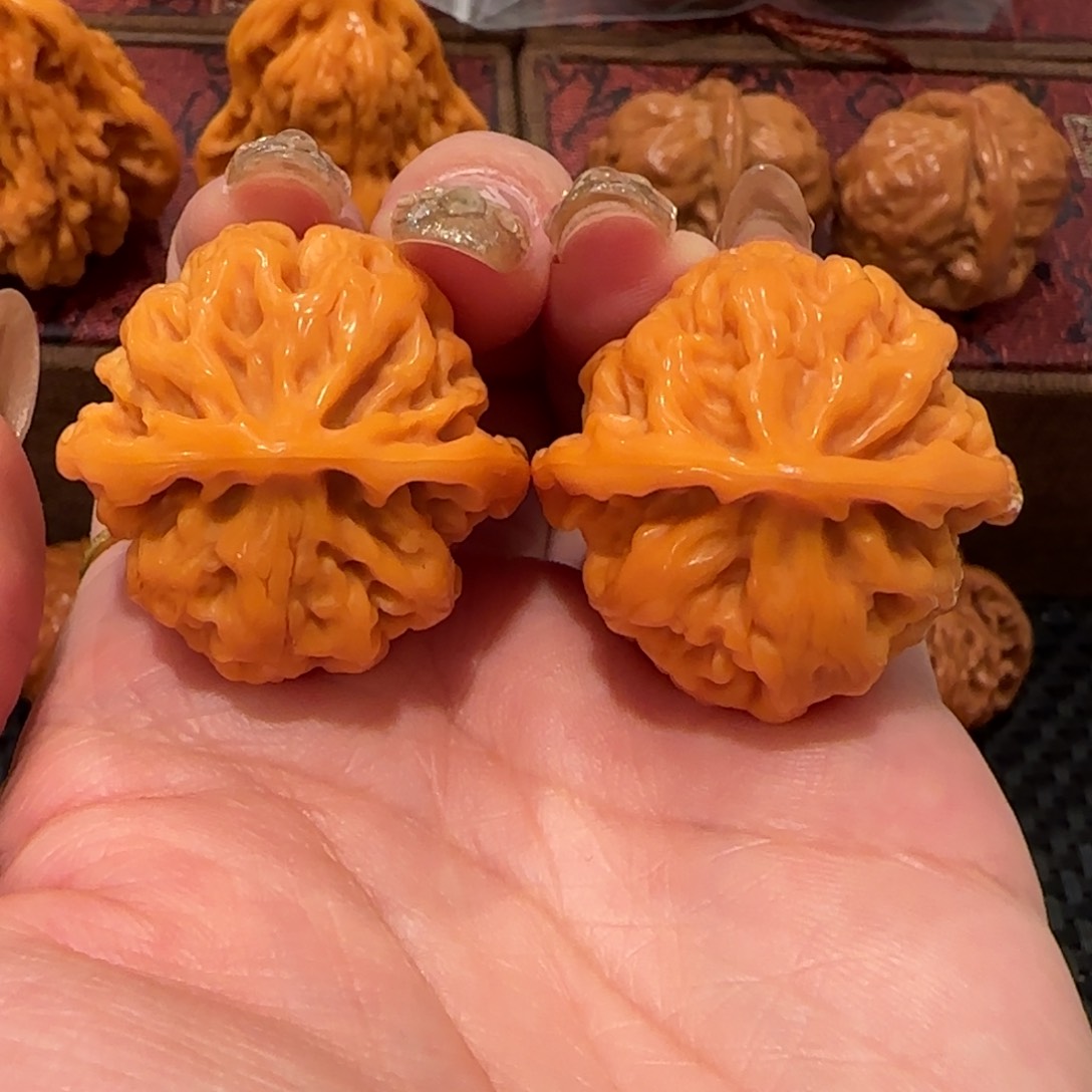 桃核吊坠苹果园33精品