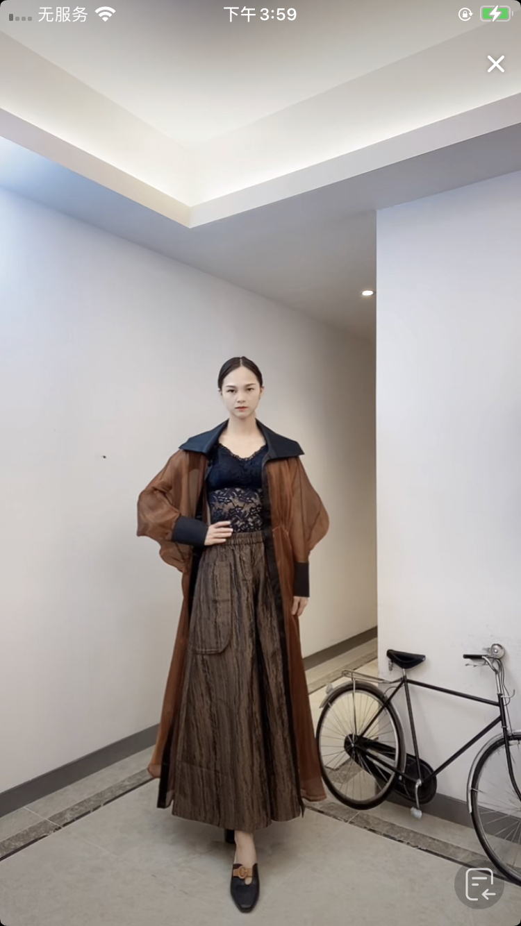 RFY时尚连衣裙（样衣连衣裙）复古