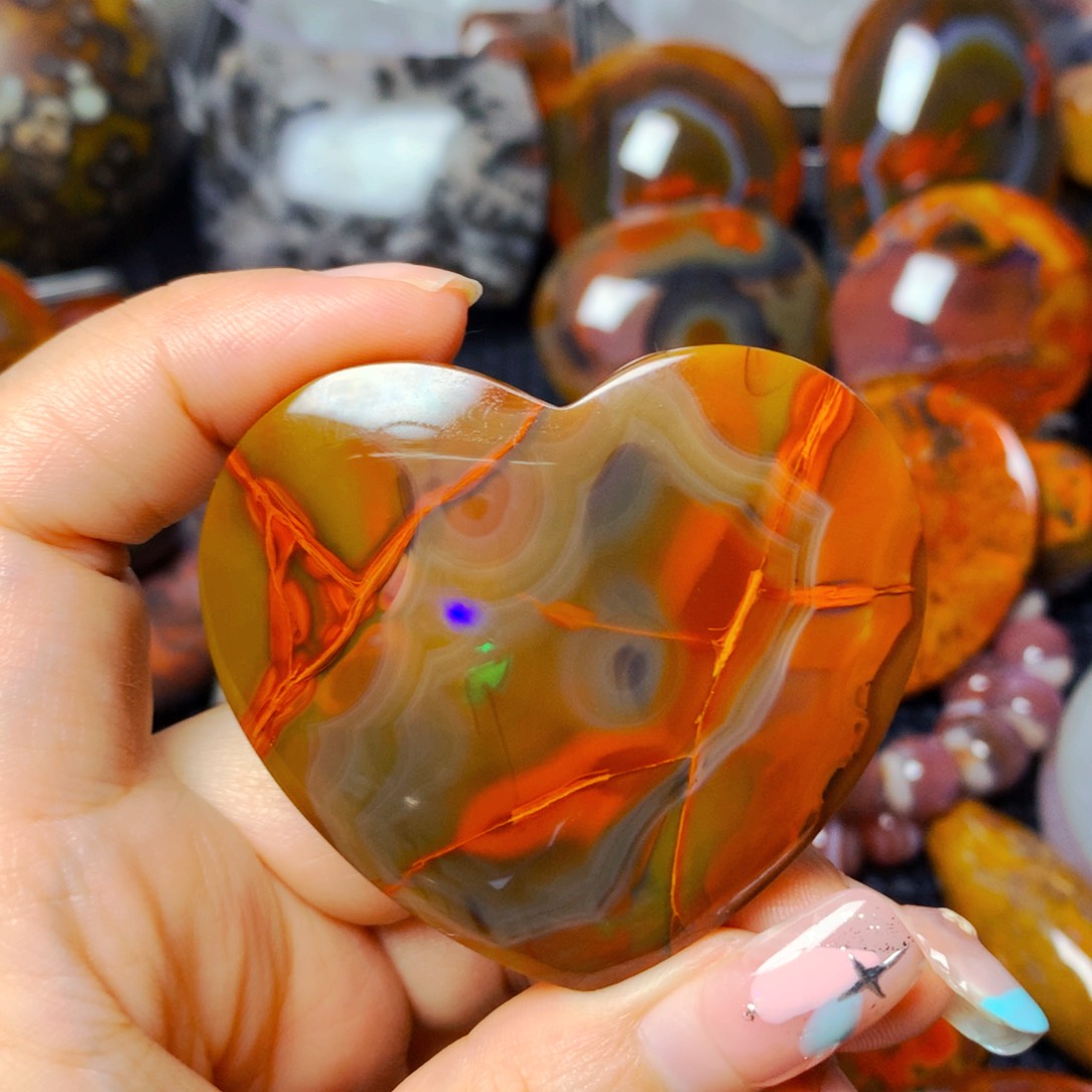 玛瑙/玉髓战国红玛瑙未镶嵌