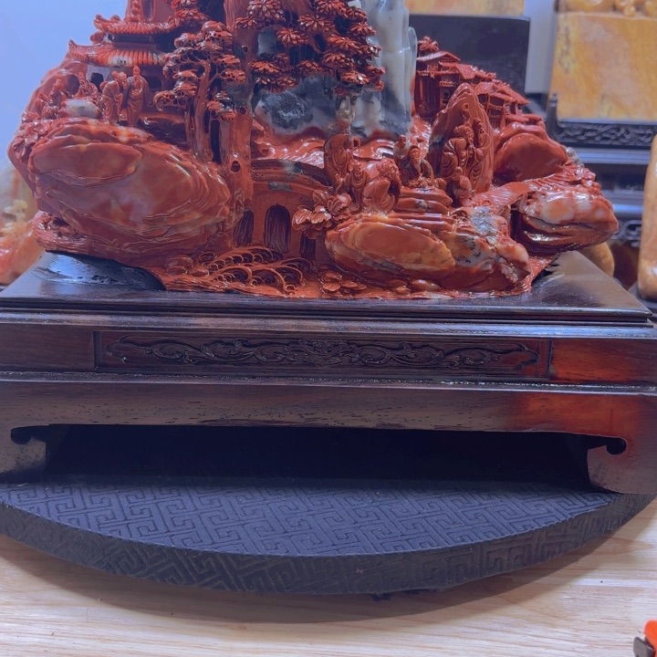 寿山石富贵山居图