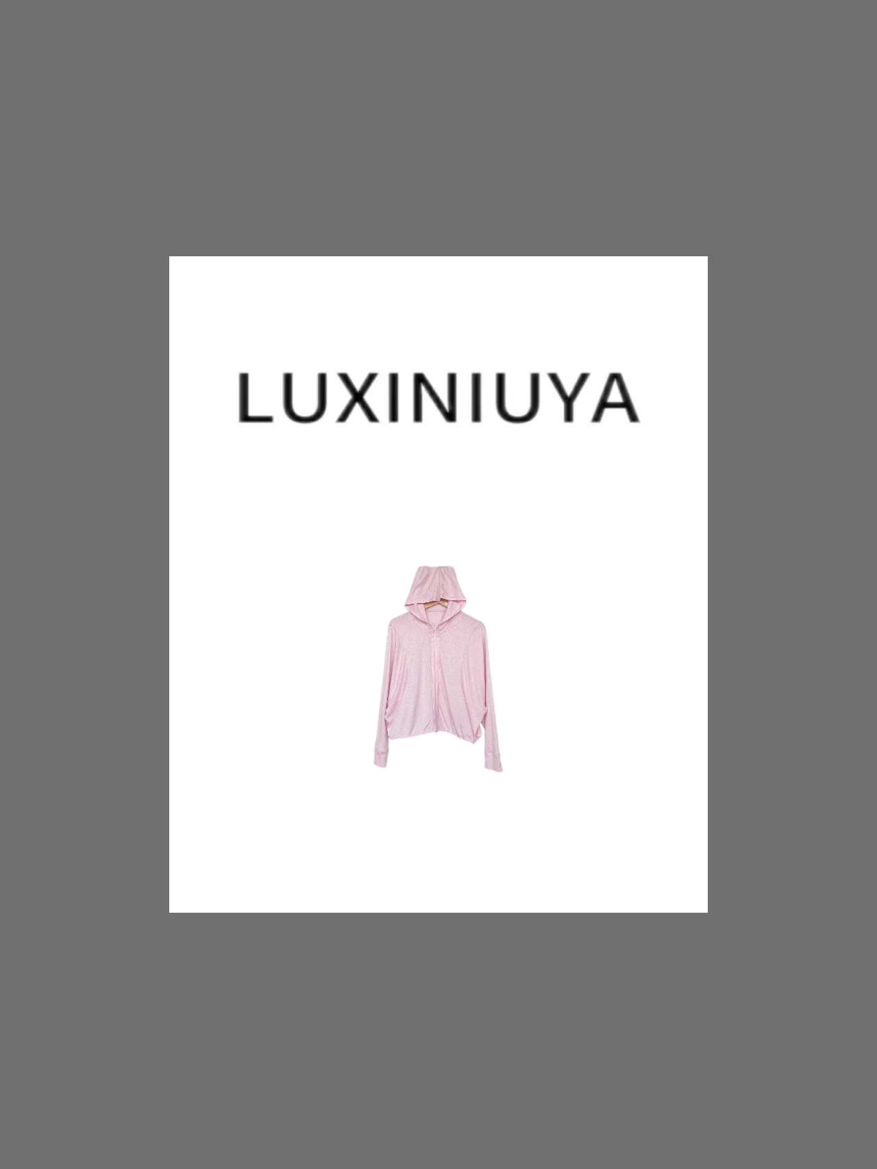 【LUXINIUYA】蝙蝠袖卫衣 春夏新品简约百搭轻薄款 天丝上衣CX2751