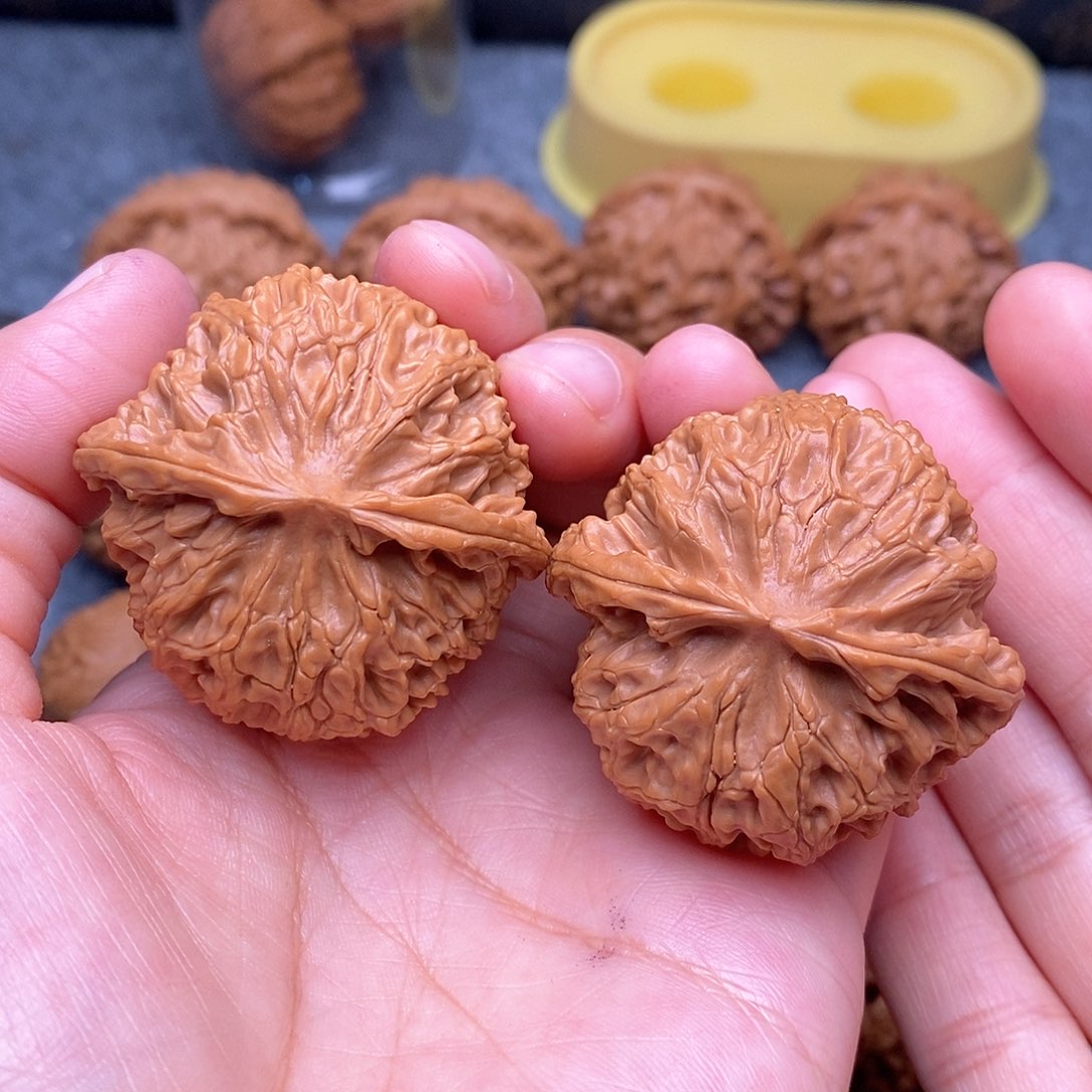 文玩核桃把件天花板苹果园43全品