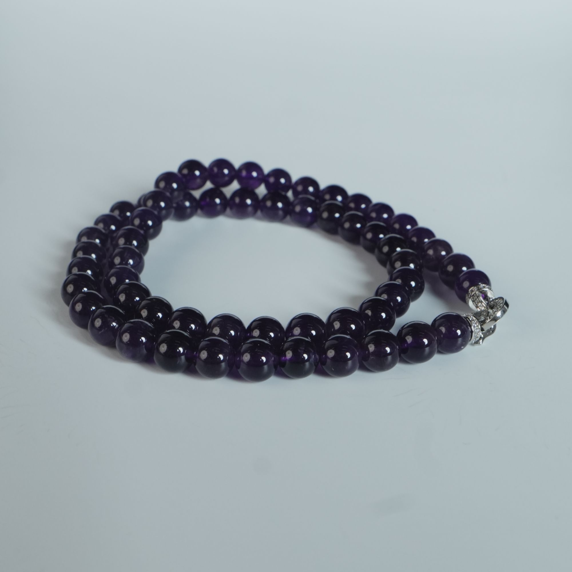  紫水晶项链 44.48g DY-M4651