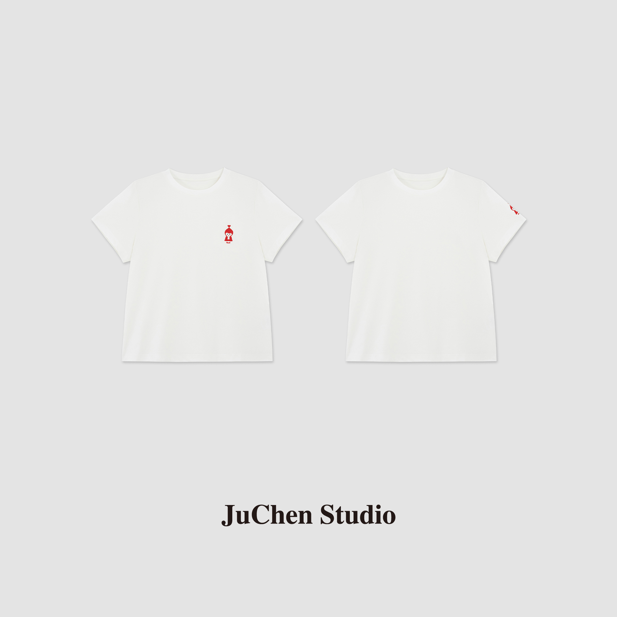 亲爱的小孩助学公益【女款】帽帽酱索罗那有机棉柔软宽松短袖 LC002