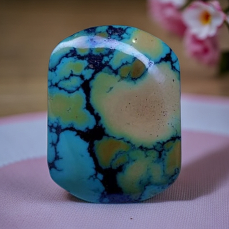 湖北知己绿松石原矿网花牌子