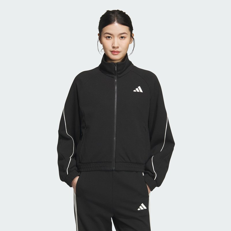阿迪达斯 （adidas）女子针织运动休闲宽松夹克外套KC0018