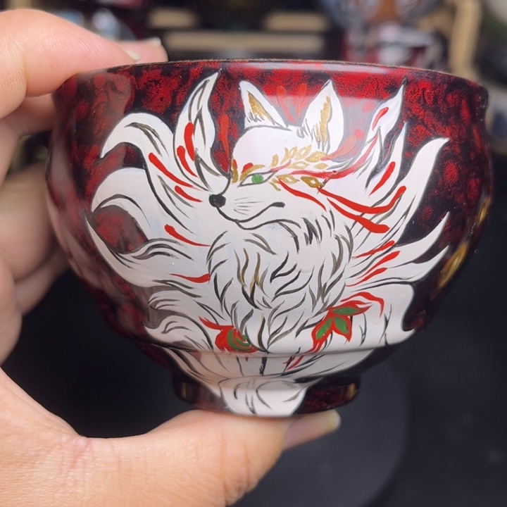 茶盏用****6主播家的大漆真漂亮！
