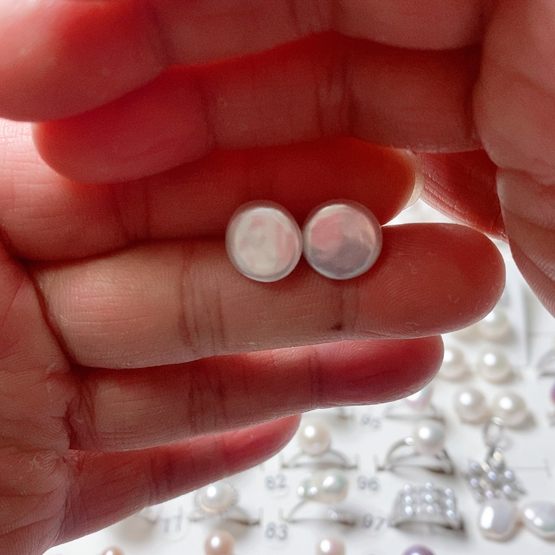 淡水珍珠颈饰银S925镶嵌