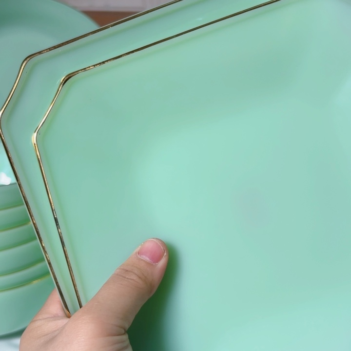 景德镇陶瓷玉瓷方盘