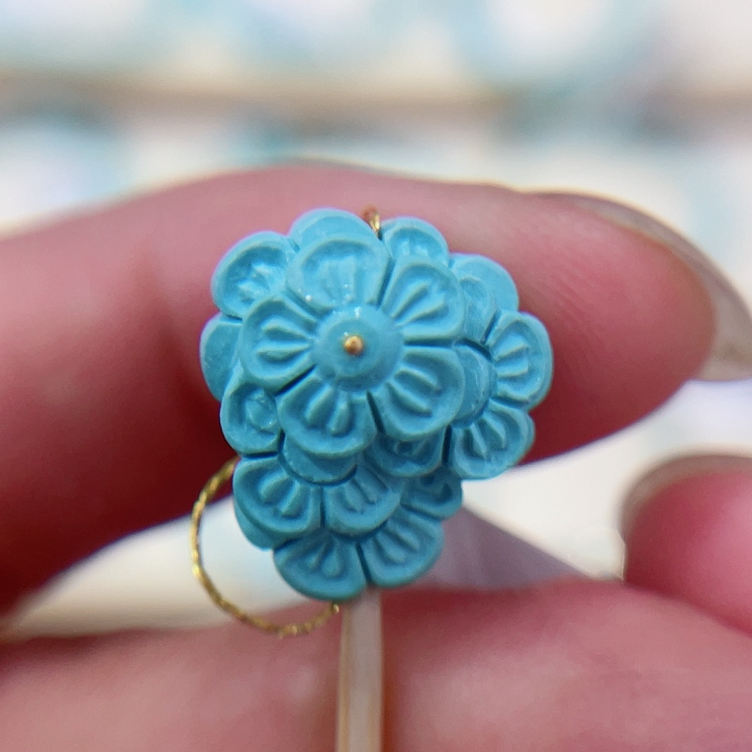 未镶嵌绿松石珠宝奇石