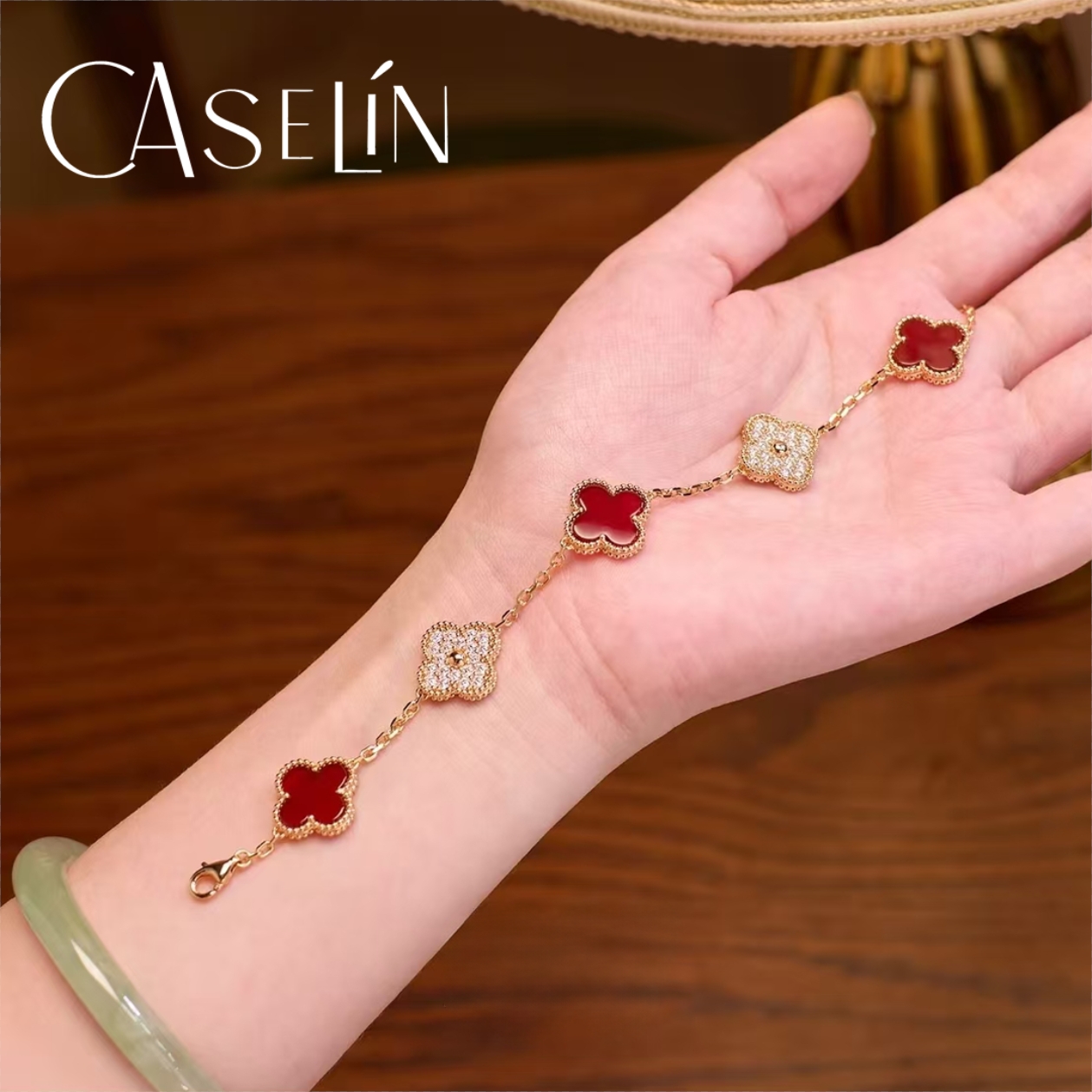 气质轻奢时尚百搭经典设计师款手链~6004