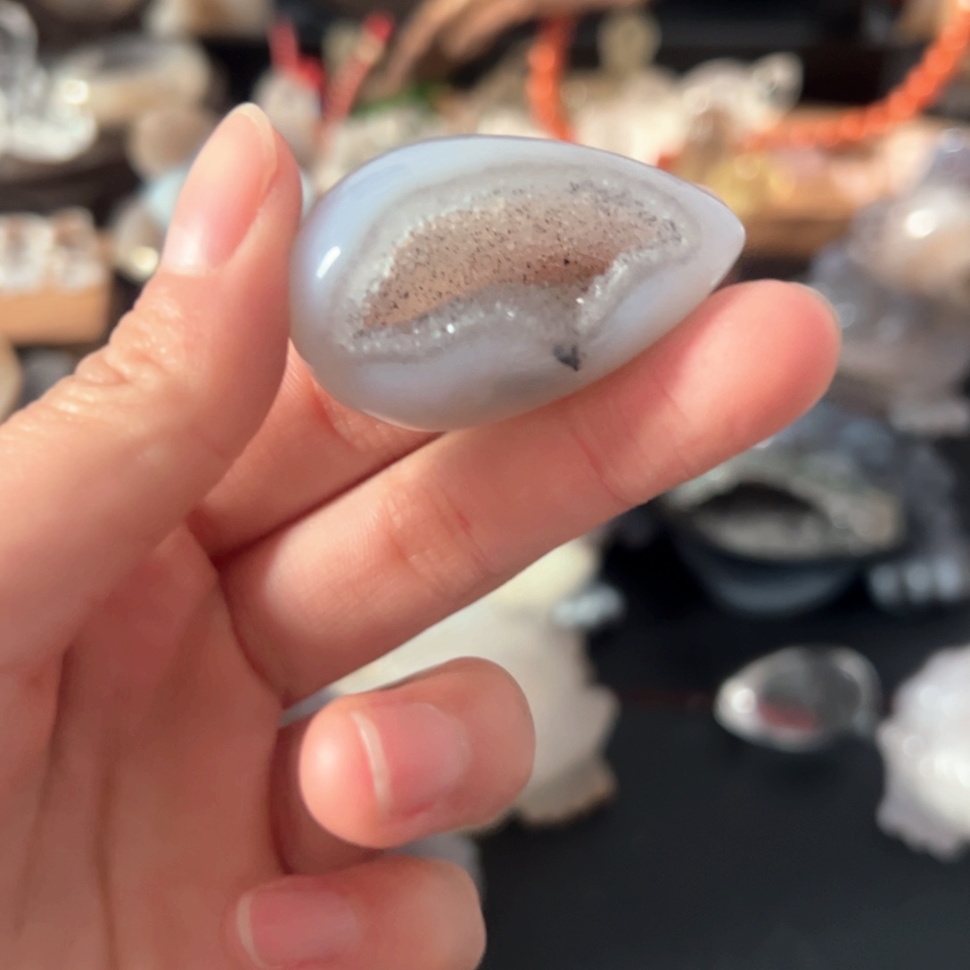 玛瑙/玉髓未镶嵌天然好运