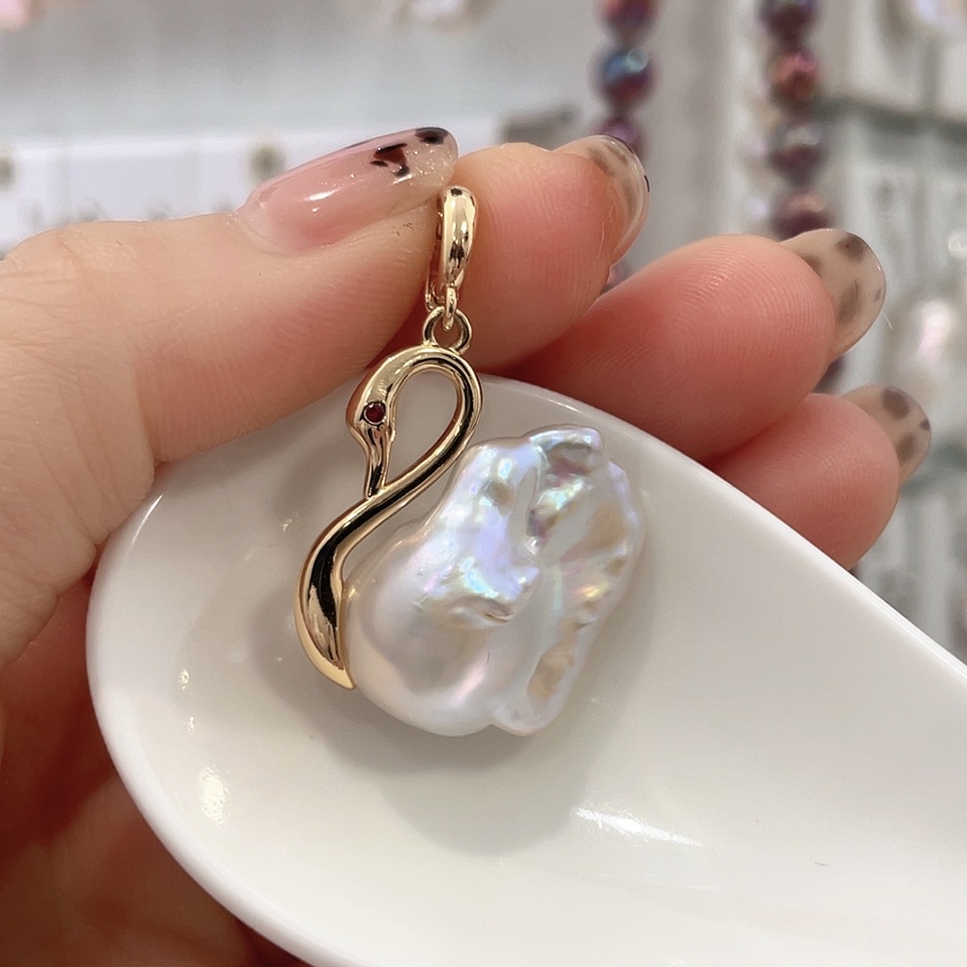 y***u颈饰未镶嵌淡水珍珠