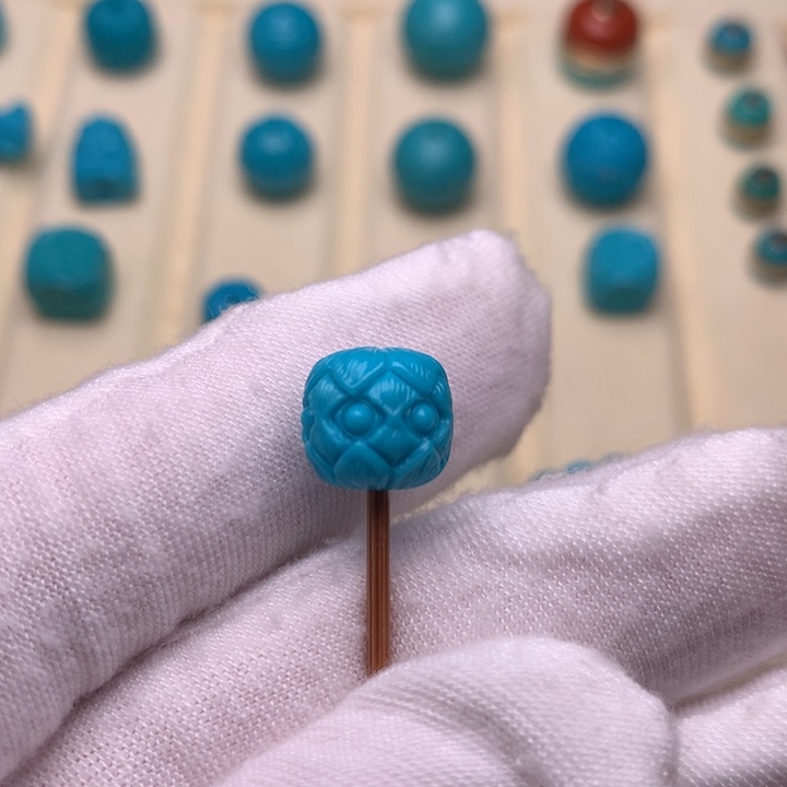 未镶嵌绿松石绿松石莲花10.3