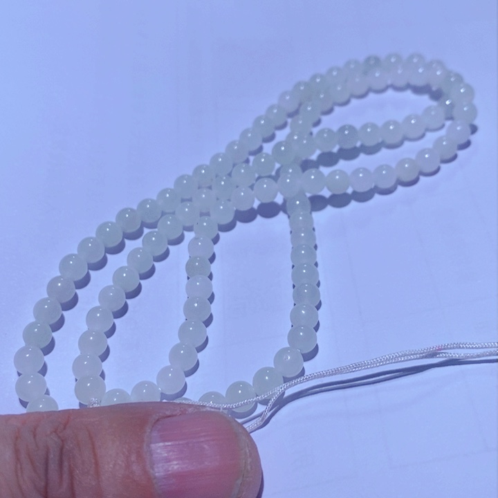 和田玉（白玉）项链未镶嵌