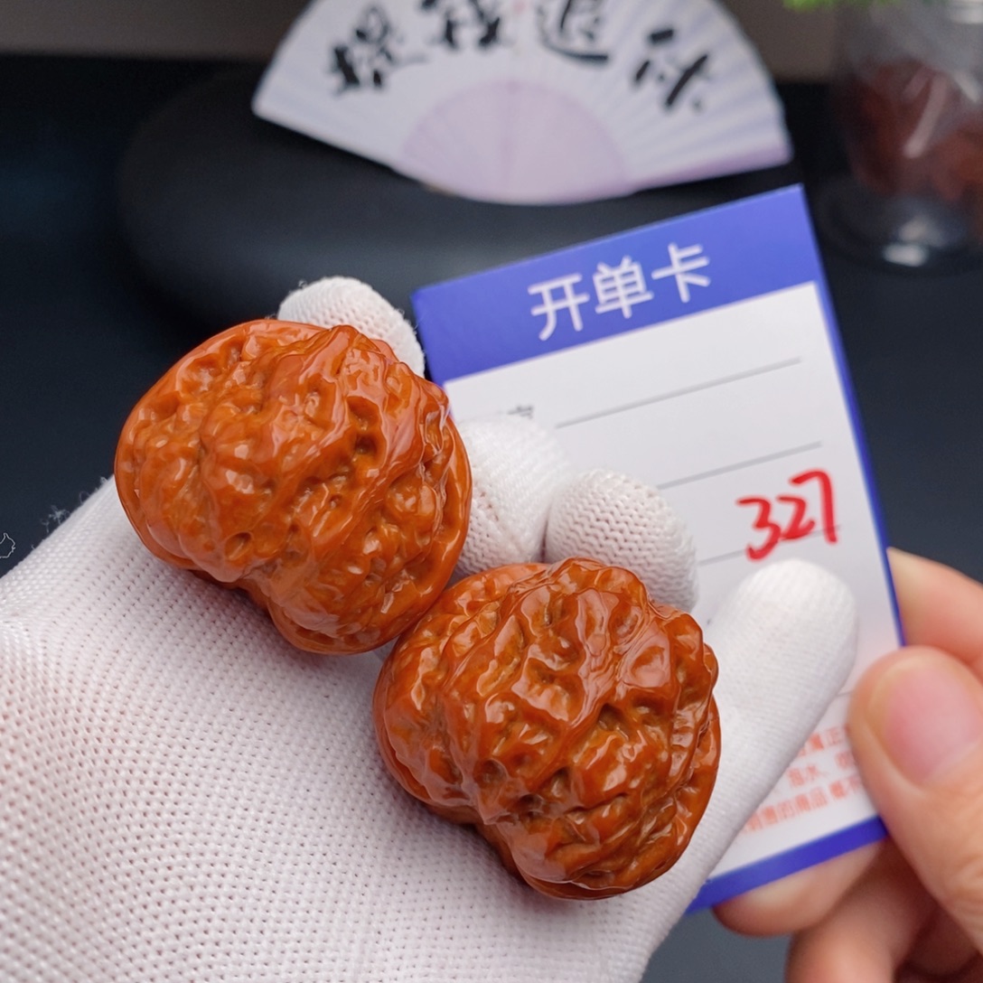 把件文玩核桃36蛤蟆头327