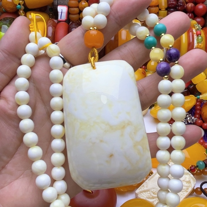 树脂制品16号无事牌毛衣链