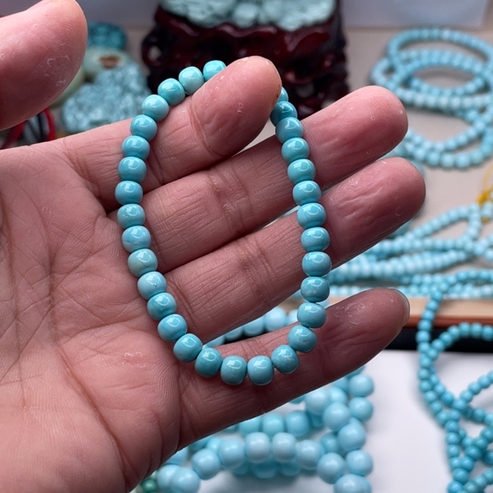 绿松石珠宝奇石未镶嵌