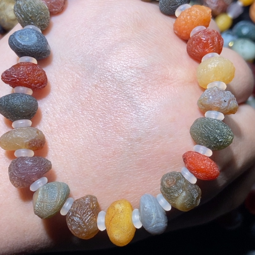 【闪购商品】玛瑙/玉髓项圈合金他*舅