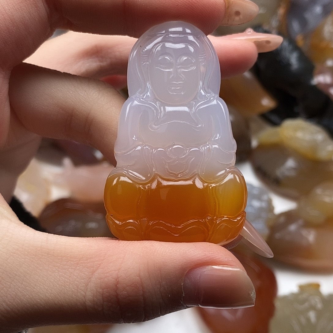 玛瑙/玉髓未镶嵌颈饰