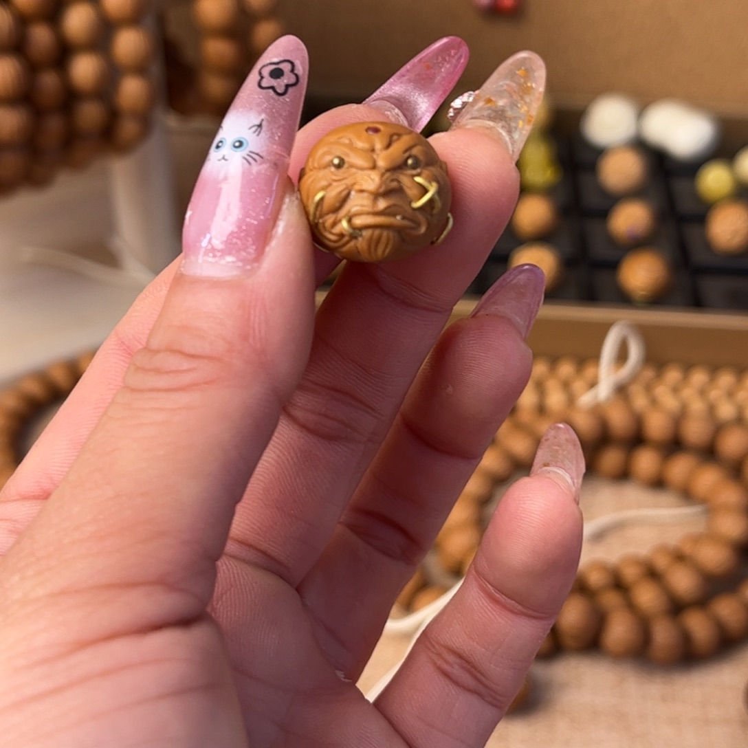 猴头核桃吊坠17恶僧单颗全品