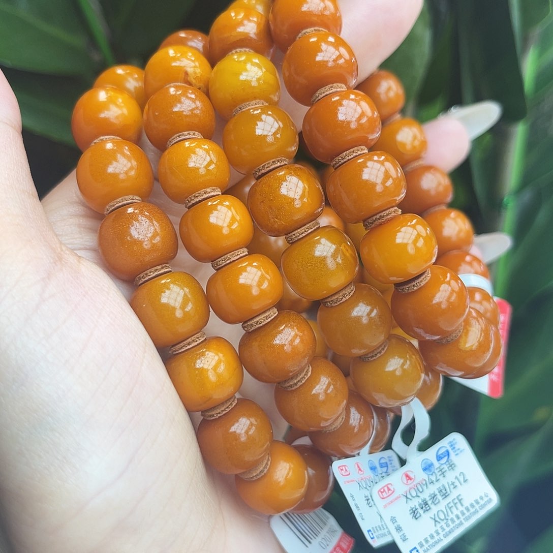 未镶嵌琥珀手链12 m多样性发其一