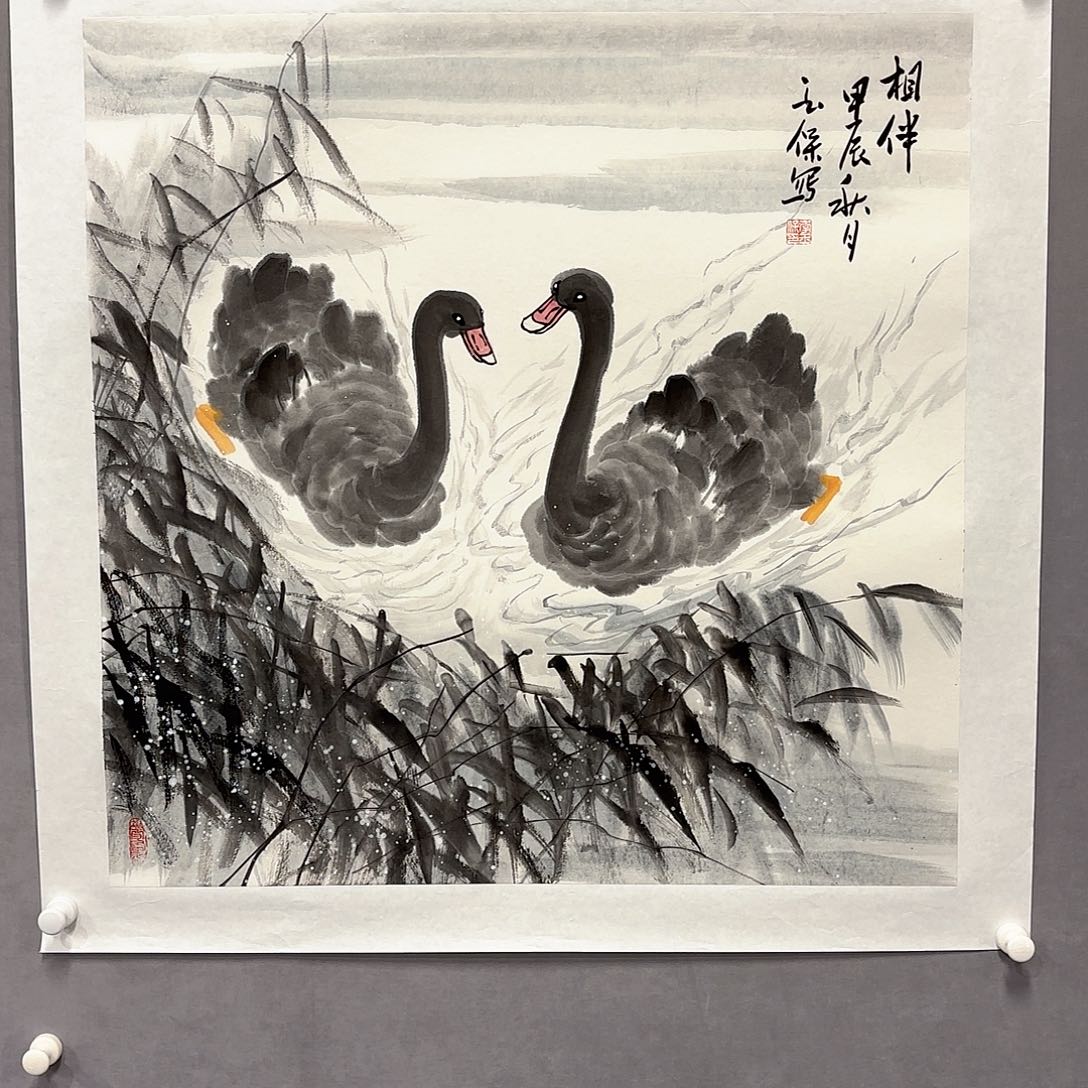 国画国画纯手绘作品请放心去藏