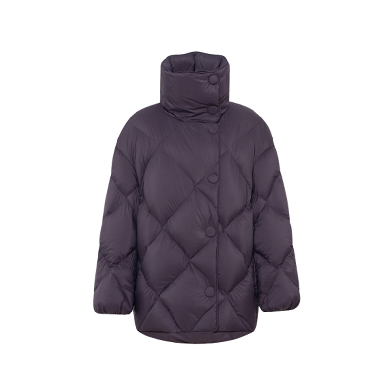 【RIXO STREE*】 菱格保暖羽绒服女秋冬宽松廓形加厚面包服0435