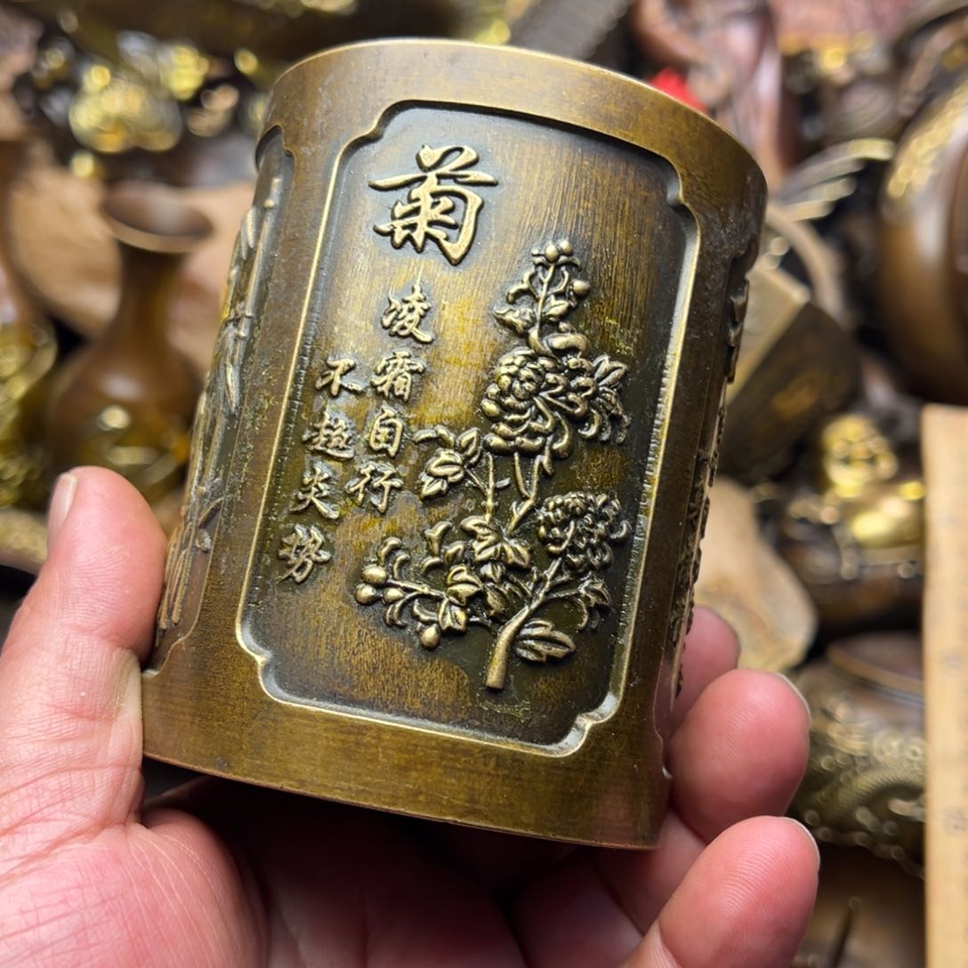 茶壶香炉铜器摆件