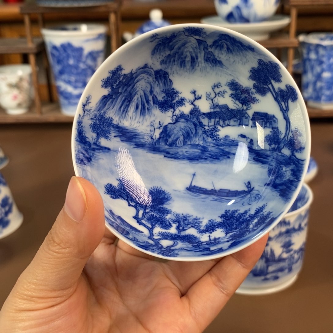 致*春景德镇陶瓷手工手绘