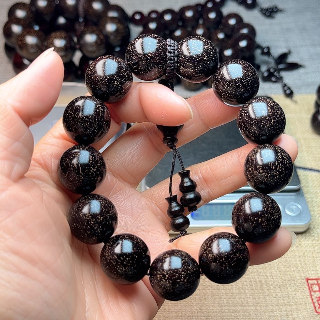 檀香紫檀（小叶紫檀）1.8 13颗 爆星