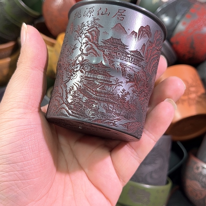 茶杯紫砂全手工紫砂主人杯