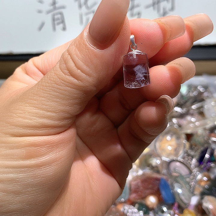 颈饰银S925镶嵌水晶