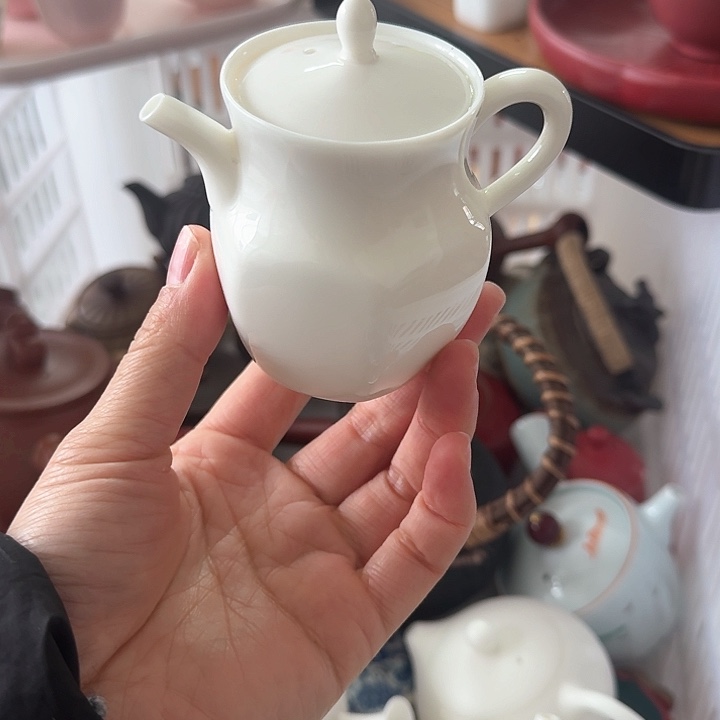 微瑕陶瓷茶具茶杯茶壶