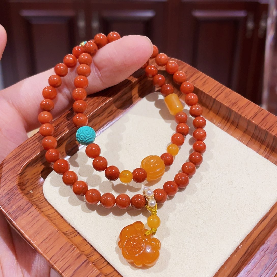 蜜蜡手链未镶嵌手串