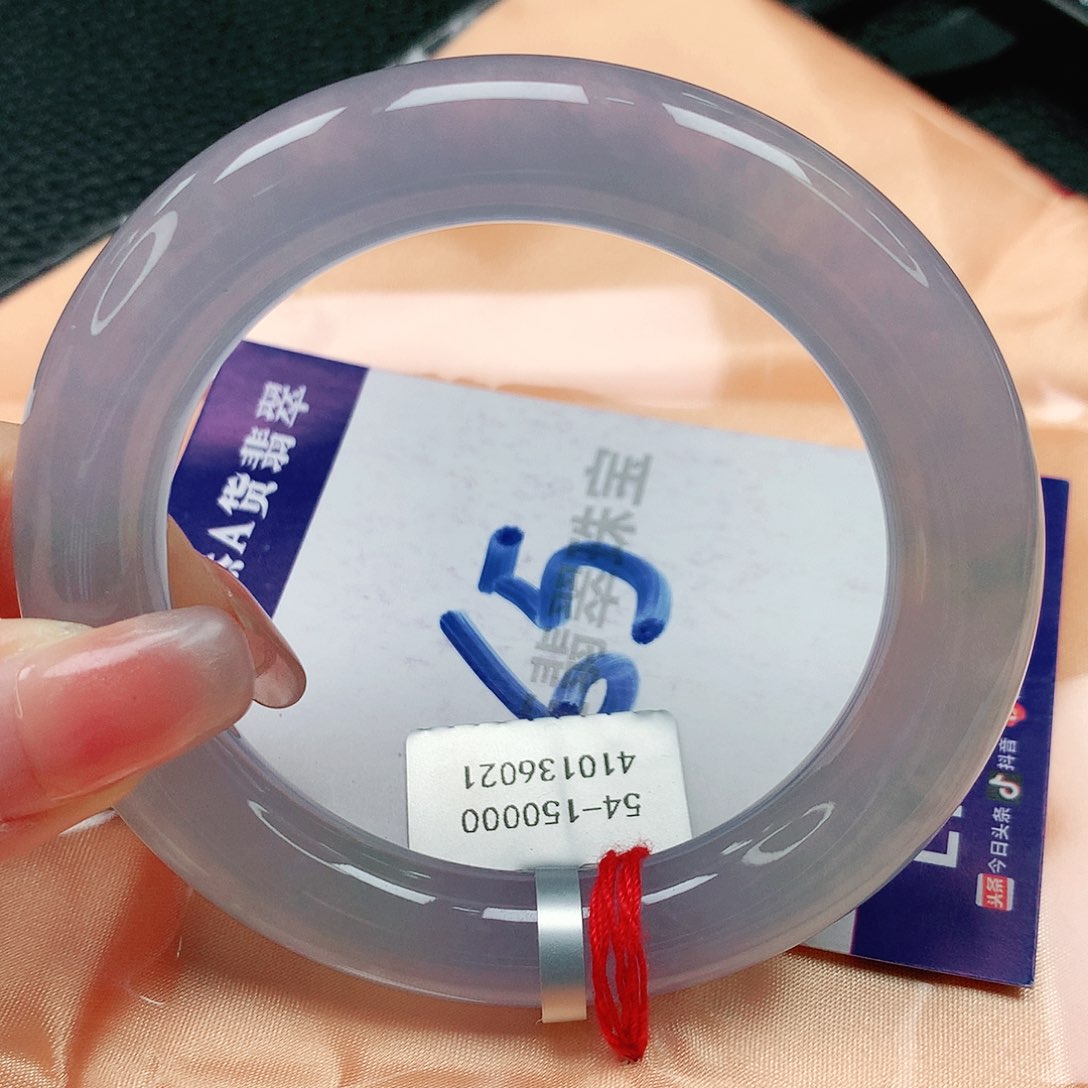 翡翠手镯未镶嵌静****2缅甸天然a货翡翠