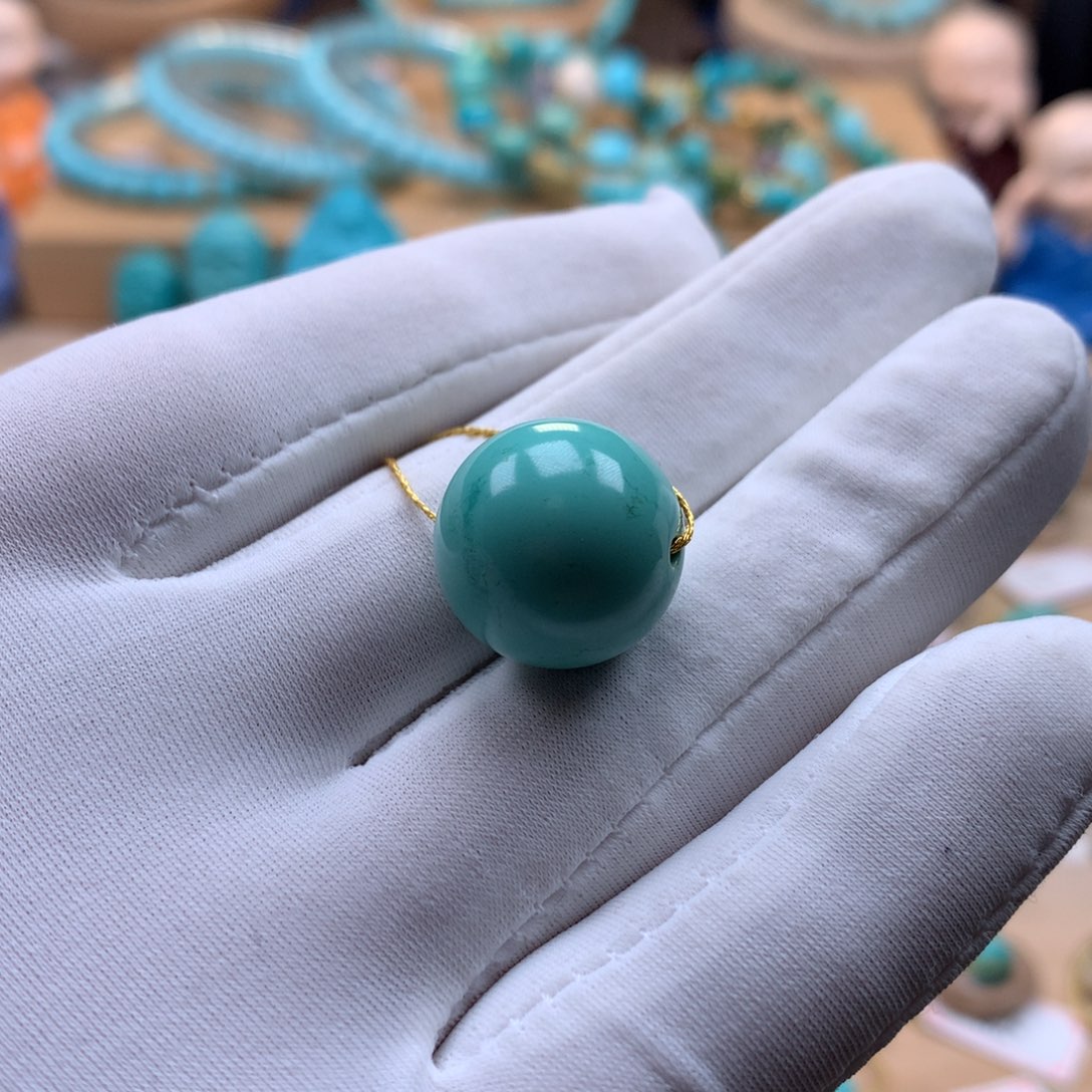 绿松石珠宝奇石未镶嵌凡***?