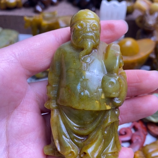 蛇纹石玉未镶嵌颈饰93