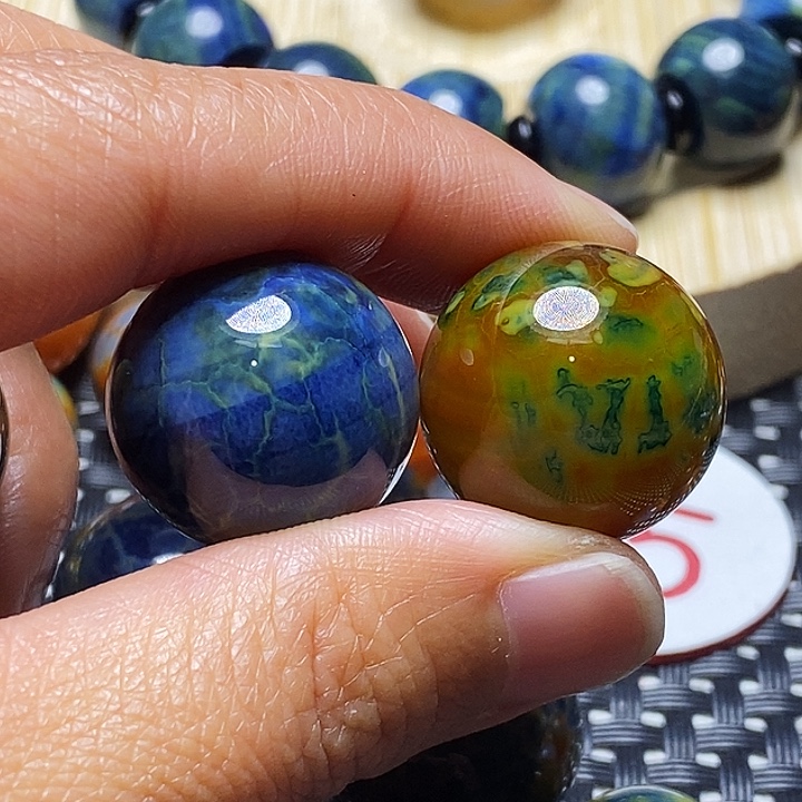 今***心玛瑙/玉髓未镶嵌颈饰