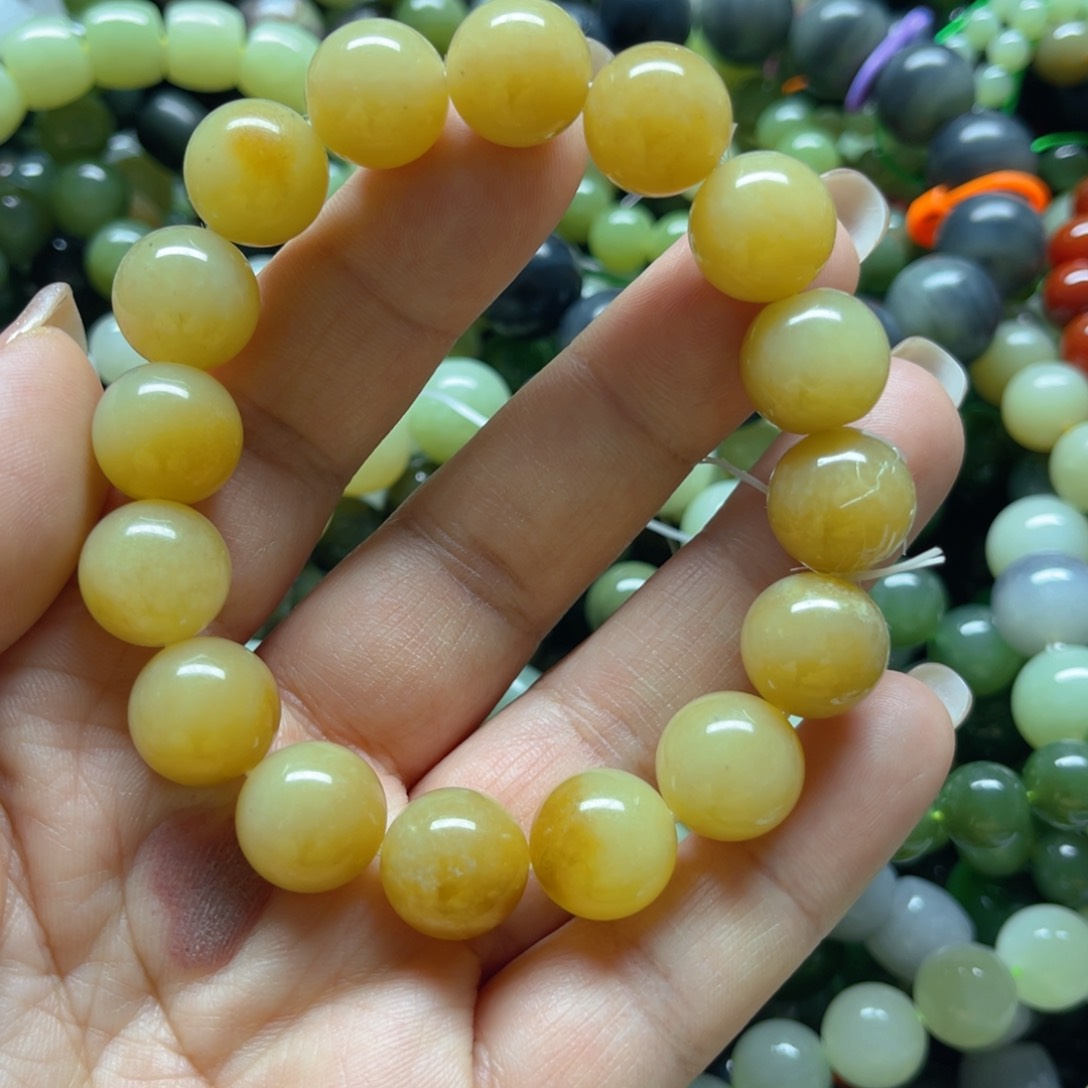 和田玉手链未镶嵌